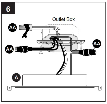 allen roth CLL14CH Flush Mount Ceiling Fixtur - ASSEMBLY INSTRUCTIONS 6