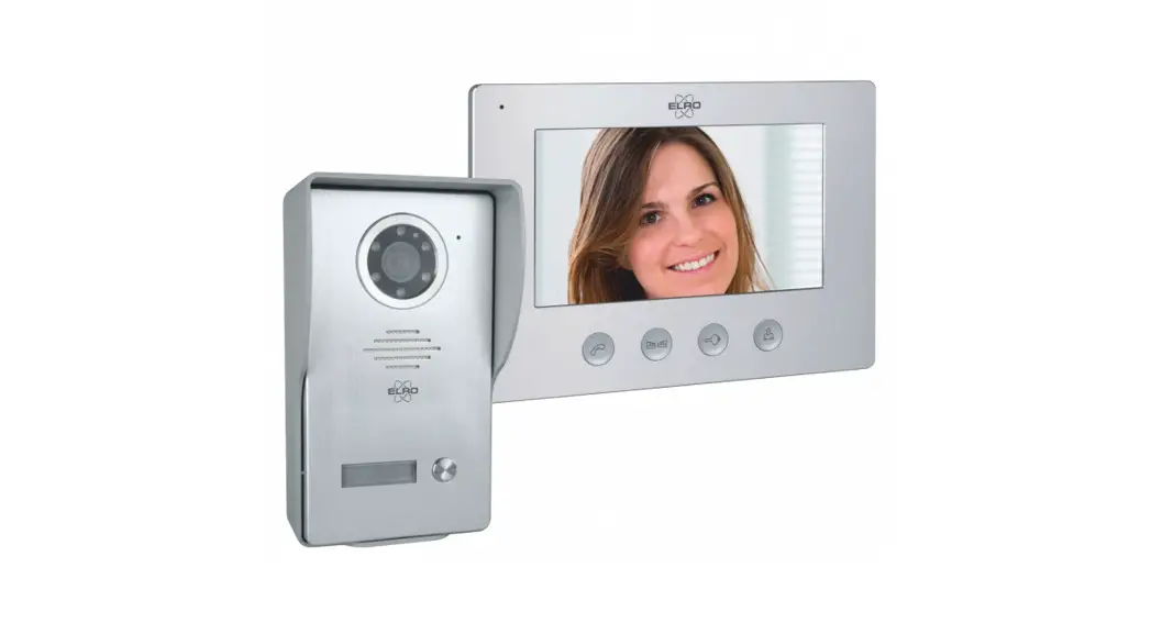 Elro Dv477w Video Door Intercom 7 Inch Color Screen User Manual