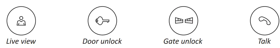 ELRO DV477W Video Door Intercom 7 inch Color Screen - icon5