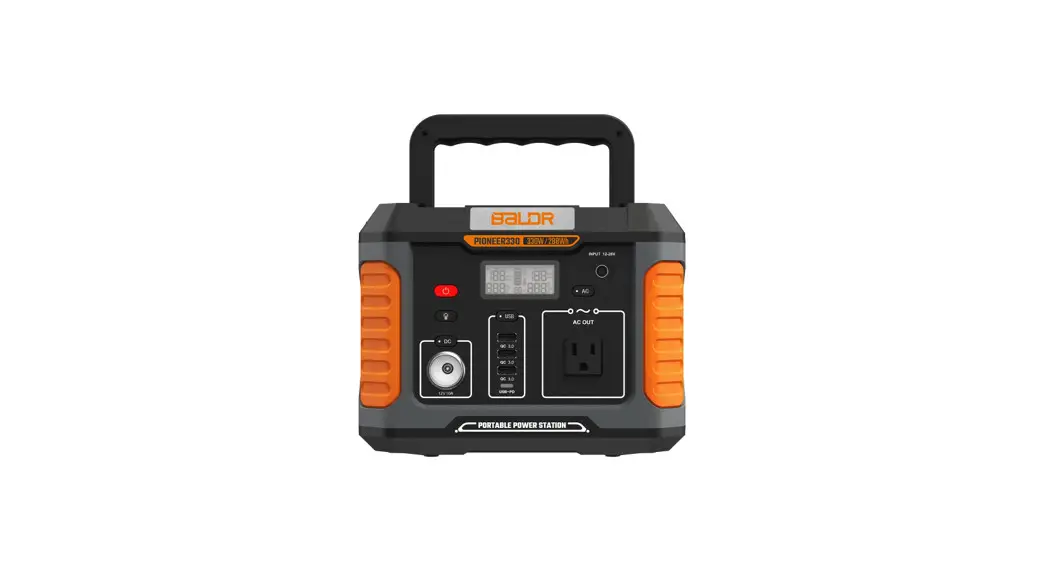 Baldr Pioneer 330 Power Station User Manual