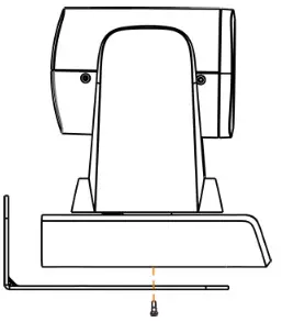 SoundDD USB HD PTZ Camera - Wall Mount Installation2