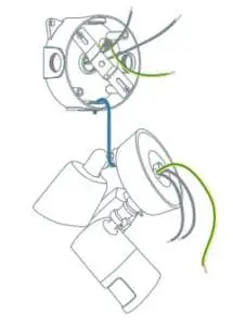 Hang Camera on junction box with the hook