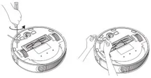 Clean the Side Brush