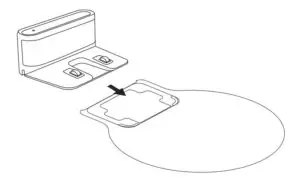 Insert the Charging Base into the waterproof pad