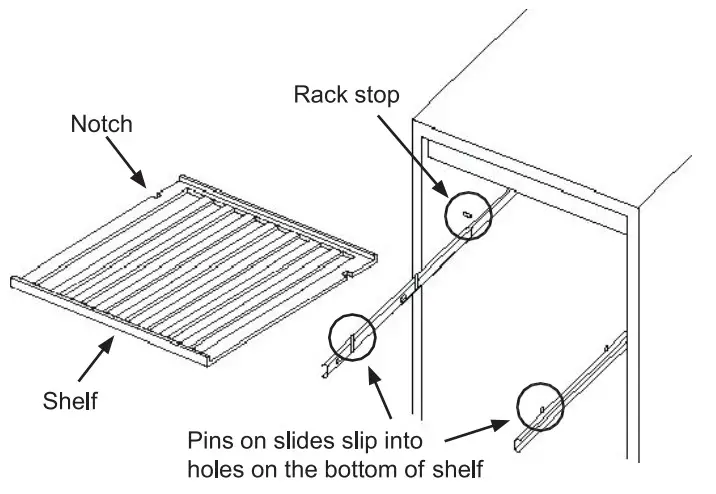 dacor Wine Cellar - stop