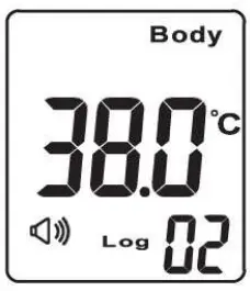 OMEGA OS820 Series Non Contact Body IR Thermometer with 3 Color Alarm Backlight Display - Temperature8