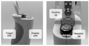 OMEGA OS820 Series Non Contact Body IR Thermometer with 3 Color Alarm Backlight Display - instalation2