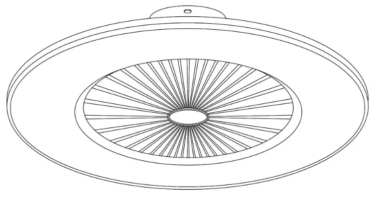 noaton 11056CR Vega Ceiling Fan