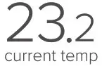 Current temp