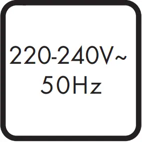 220-240V~50 Hz