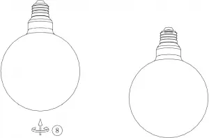 QAZQA Bloc SL 2 INSTRUCTION 1 shape, circle