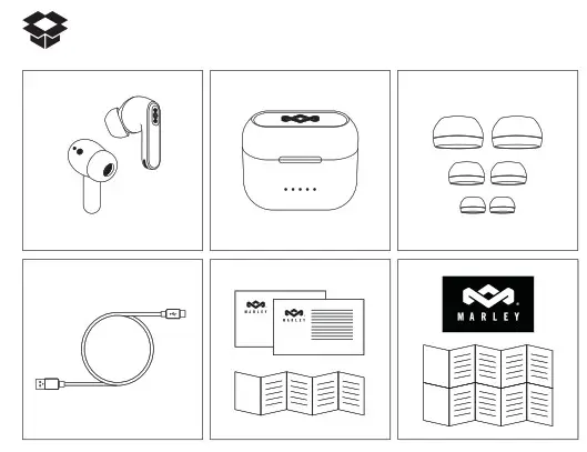 MARLEY REDEMPTION ANC 2 Wireless Earbuds- 1