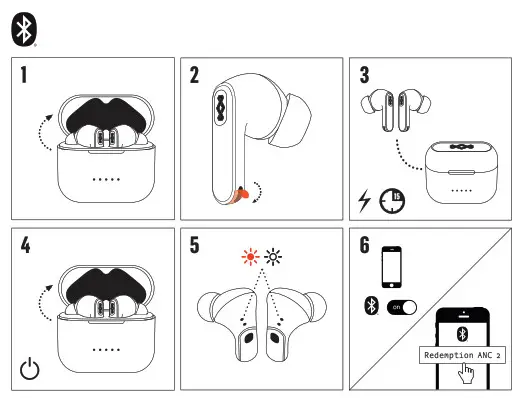 MARLEY REDEMPTION ANC 2 Wireless Earbuds- 3