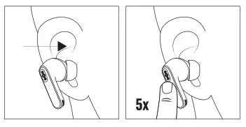 MARLEY REDEMPTION ANC 2 Wireless Earbuds- PAIR NEW DEVICE