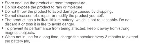 MINISO 1112B Fashion Speaker with Colorful Lights fig6