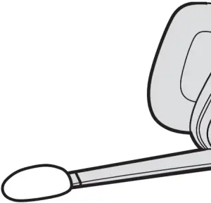 Microphone foam windscreen (removable)