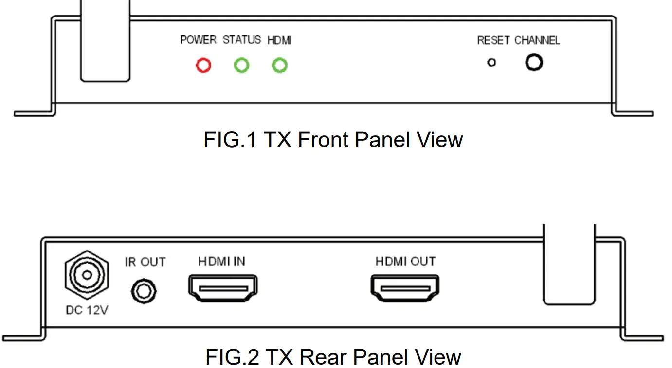 TECH DIGITAL JTD 611V3 200 Wireless HDMI Extender - Transmitter
