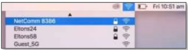 NetComm NF20 Wireless Security - Turn