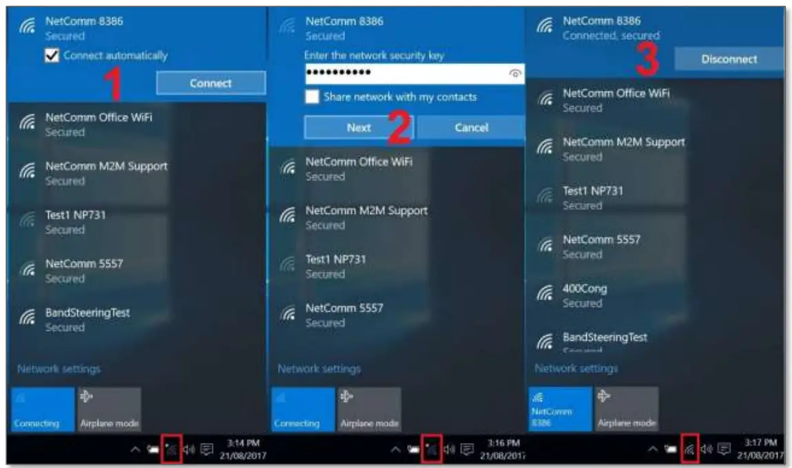 NetComm NF20 Wireless Security - Wireless Network