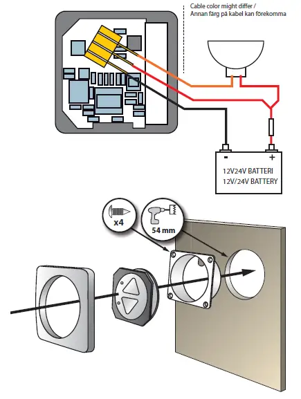 Batsystem 1224 LED Dimmer FIG 1