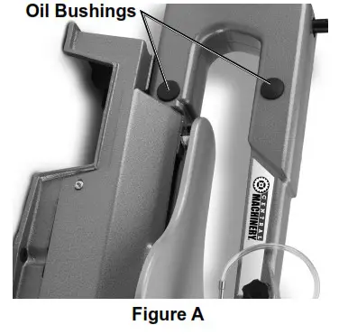 HARBOR FREIGHT 62519 16 Inch Variable Speed Scroll Saw- Lubrication