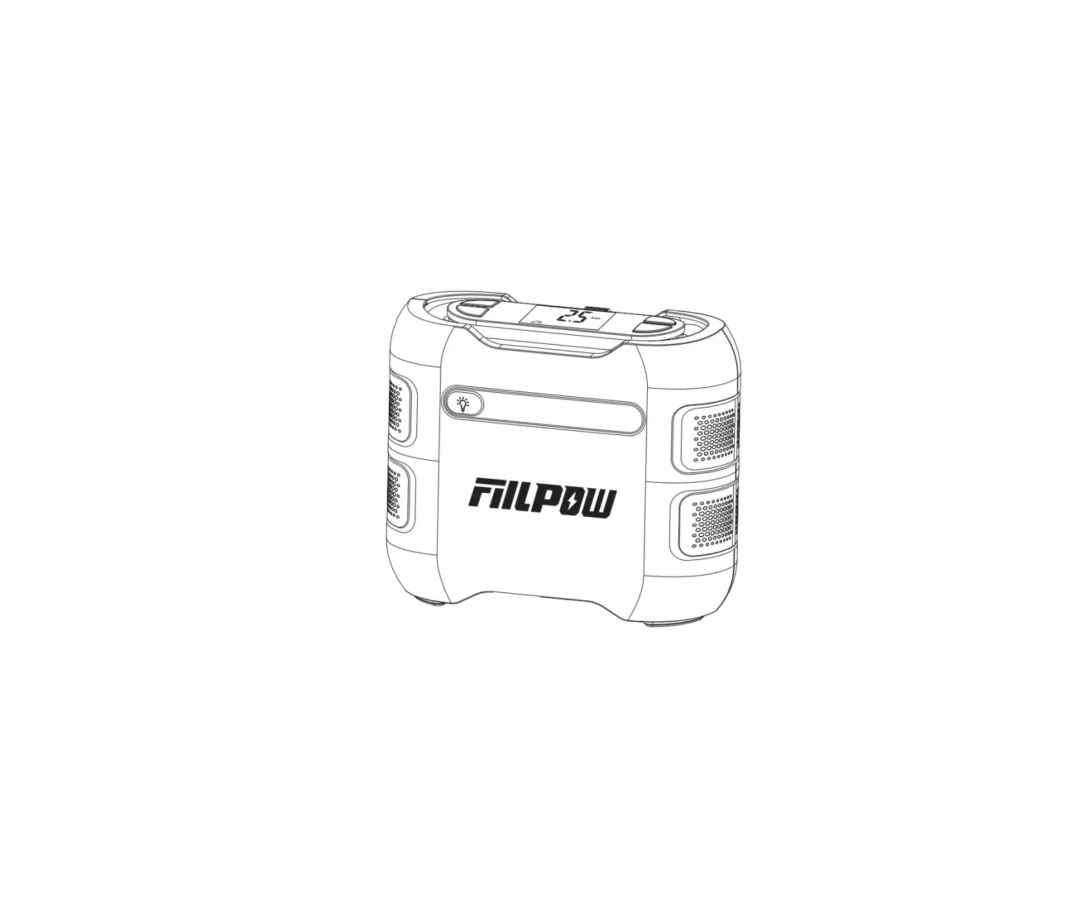 Fiilpow A6 Pro Tire Inflator User Manual