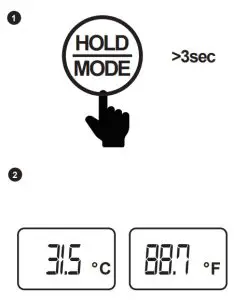 MASTECH MS6252B Digital Anemometer with TemperatureHumidity - FIG 2