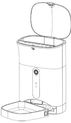 kogan KASMPTFDCMA Smarter Home Smart Wi Fi Pet Feeder 4 3 - CLEANING & CARE 2