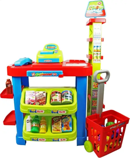 OYPLa 3481 Kids Play Supermarket Shop Grocery Pretend Tot Play Set
