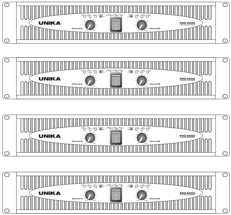 UNiKA PRO 3000 Professional Power Amplifier