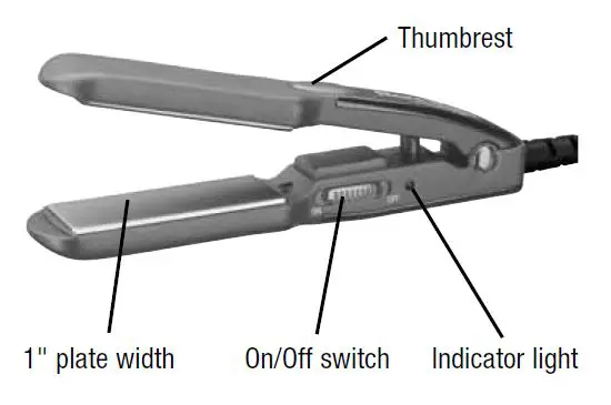 BaByliss PRO BABNT3053N 6 Inch Mini Flat Iro- 1