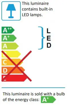 NEMO 072PLT000100 Massimo Colagrande Plint Lightning Instruction Manual - This luminaire contains built-in LED lamps