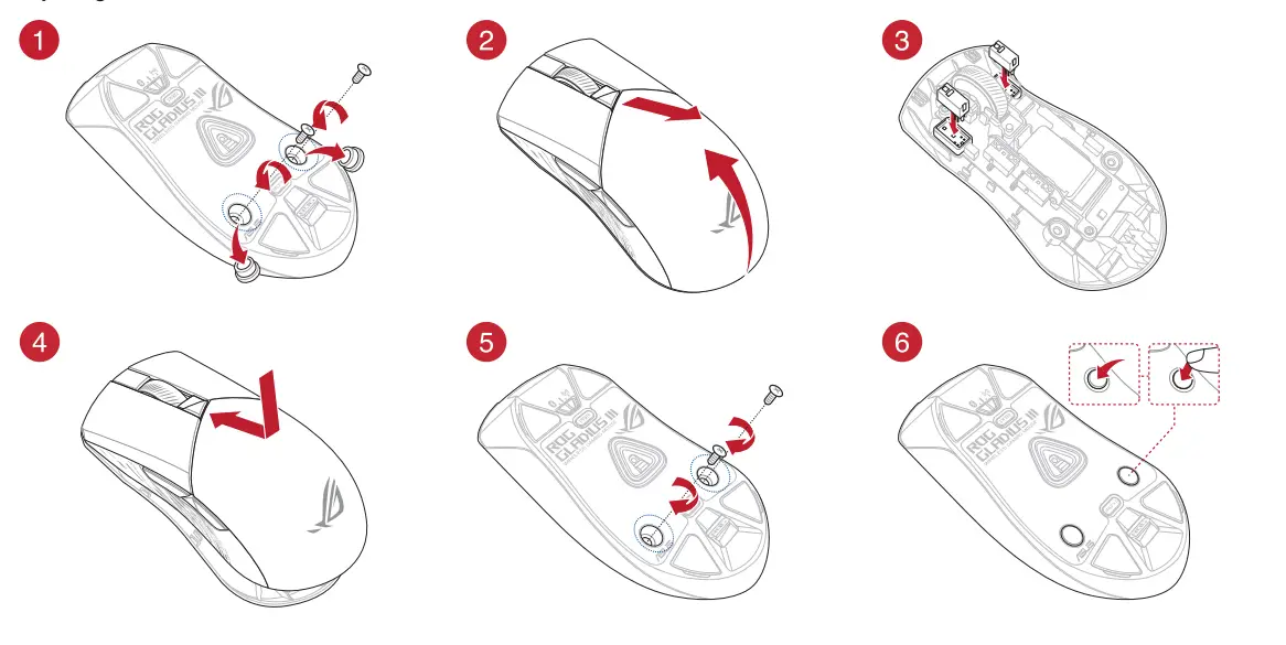 ASUS Q17559 Rog Gladius III Wireless Gaming Mouse FIG 3