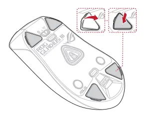 ASUS Q17559 Rog Gladius III Wireless Gaming Mouse FIG 4