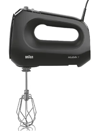 BRAUN HM1010BK MultiMix 1 Hand Mixer PRO