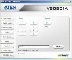 ATEN RS-232 Control Tool Apps pro