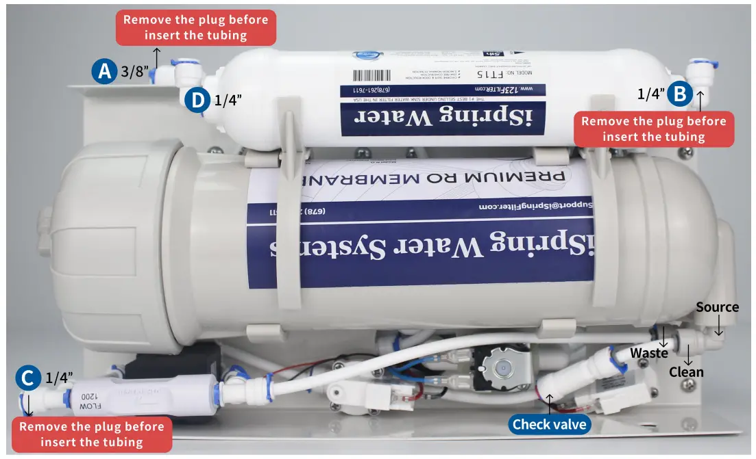 iSPRING RCS5T Reverse Osmosis Water Filtration System-fig12