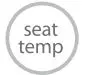 seat temperature icon