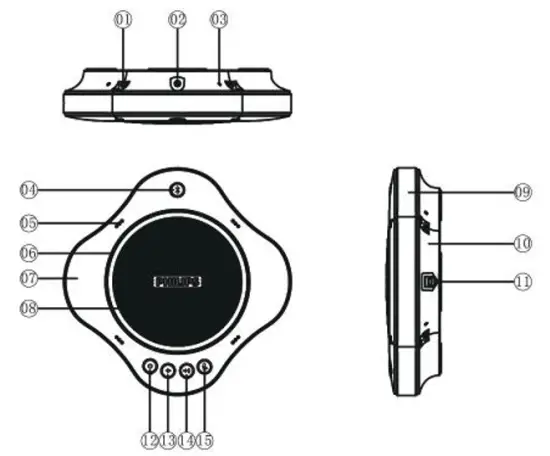 PHILIPS PSE0500 Smart Microphone - overview