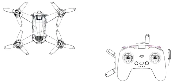 dji FD1W4K Remote Controller