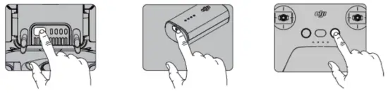 dji FD1W4K Remote Controller - battery