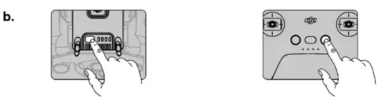 dji FD1W4K Remote Controller - power button 1