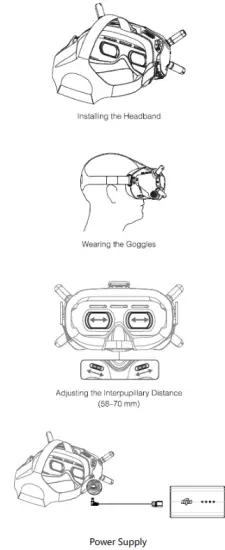 dji FD1W4K Remote Controller - power suply