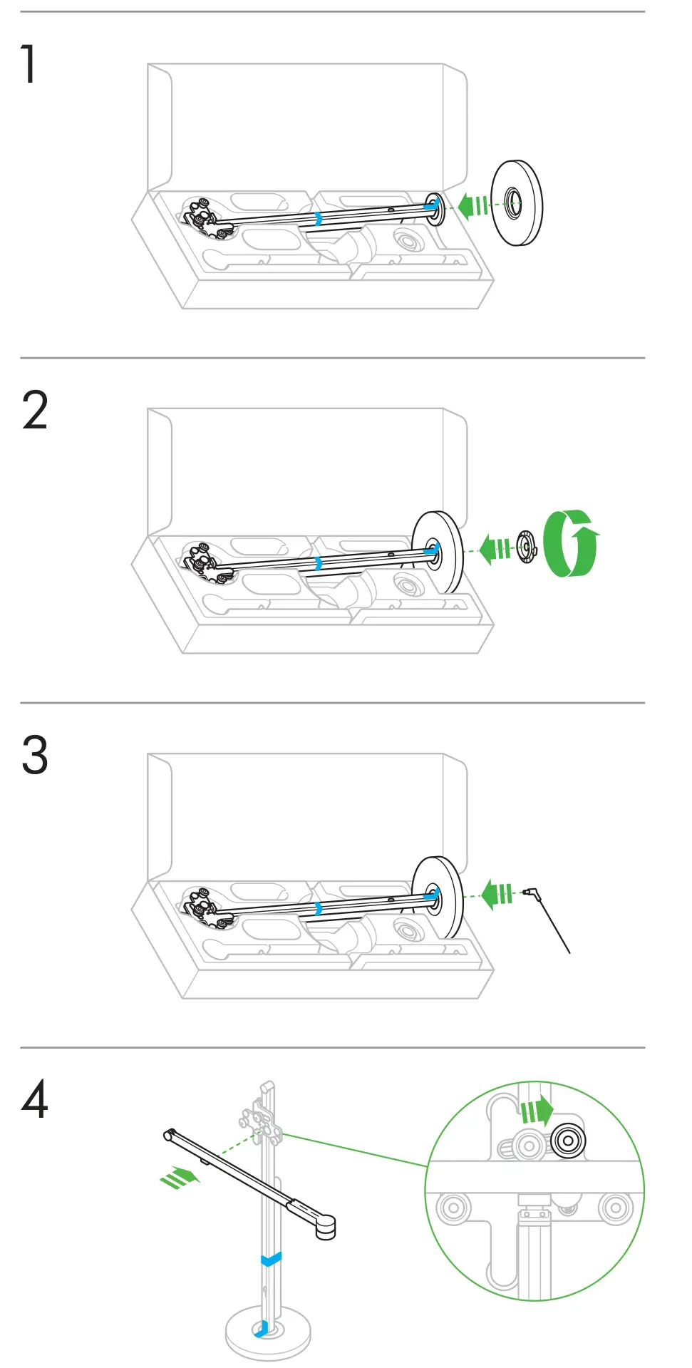 dyson CD05 CSYS Desk Task Light - Assembly