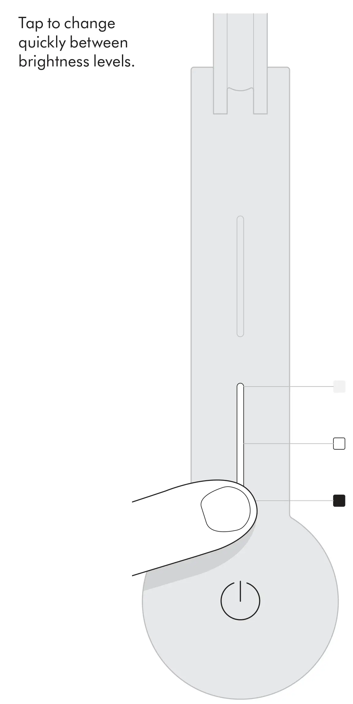 dyson CD05 CSYS Desk Task Light - Brightness 2