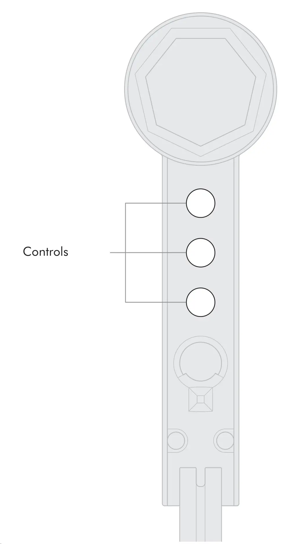 dyson CD05 CSYS Desk Task Light - Controls 2