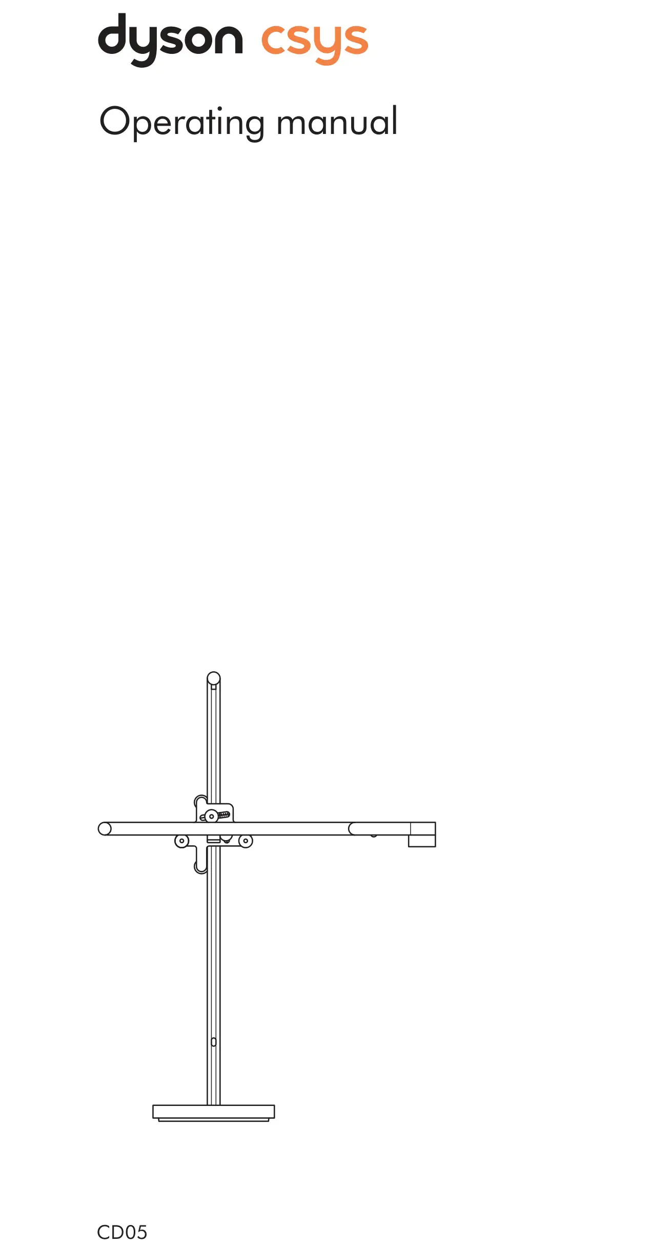 dyson CD05 CSYS Desk Task Light User Manual