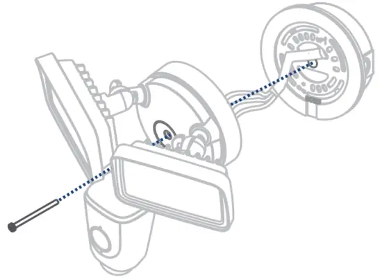 Install the floodlight camera