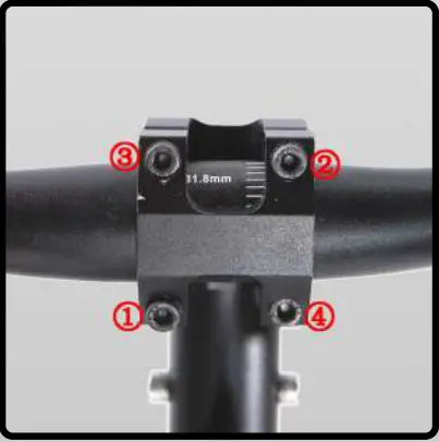 NANROBOT Lightning 8 Inch Wide Wheel RoadRunner Scooters - Handlebar Assembly 3