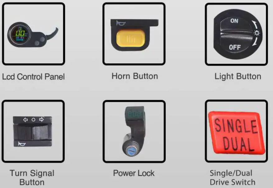 NANROBOT Lightning 8 Inch Wide Wheel RoadRunner Scooters - Handlebar COntrols 2